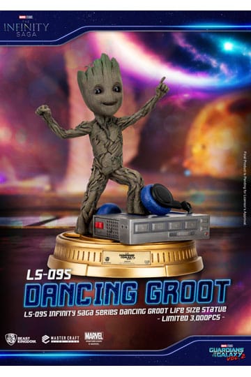 Statua Guardiani della galassia 2 - Scala 1:1 - Dancing Groot 32 cm