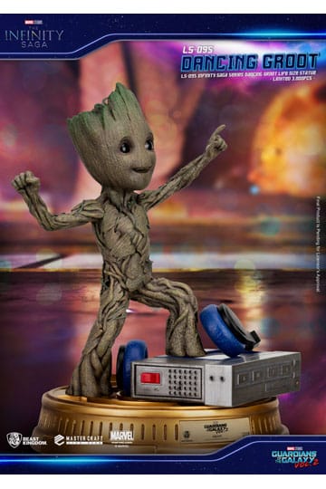 Statua Guardiani della galassia 2 - Scala 1:1 - Dancing Groot 32 cm