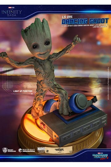Statua Guardiani della galassia 2 - Scala 1:1 - Dancing Groot 32 cm
